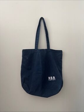 Navy Canvas Tote Bag